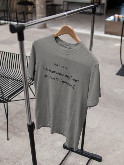 Open Here When You Open My Heart You Will Find Yourself Parineeti Chopra Celebrity T-shirt- FunkyTeesClub