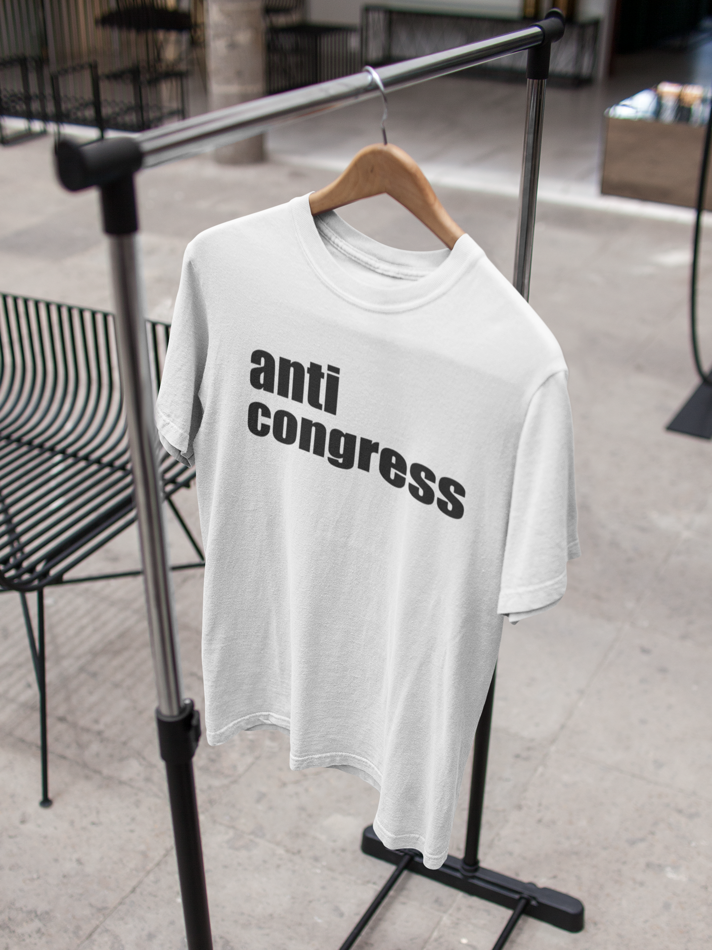 Anti Congress Anti Government Mens Half Sleeves T-shirt- FunkyTeesClub