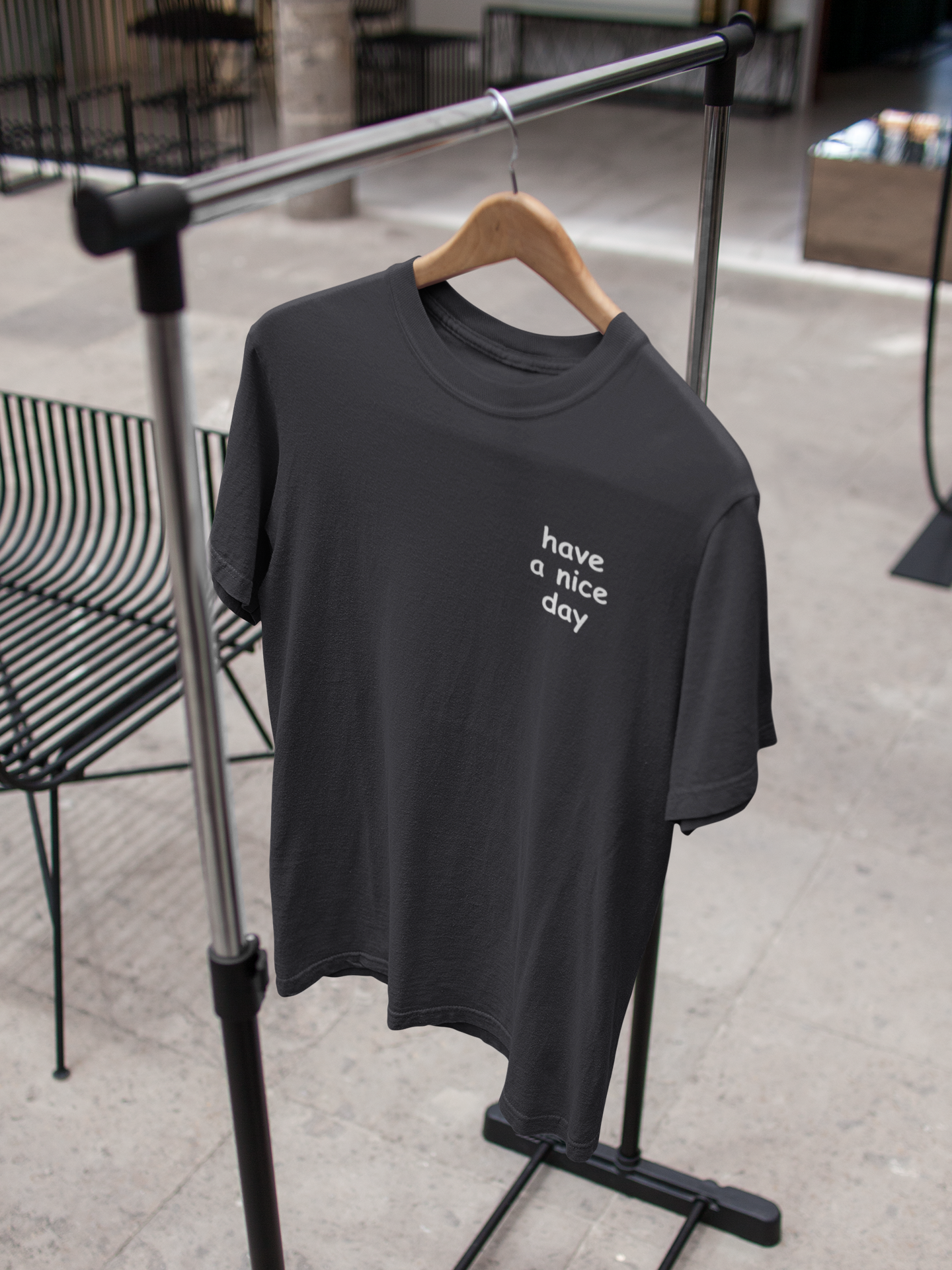 Have A Nice Day Quotes Mens Half Sleeves T-shirt- FunkyTeesClub