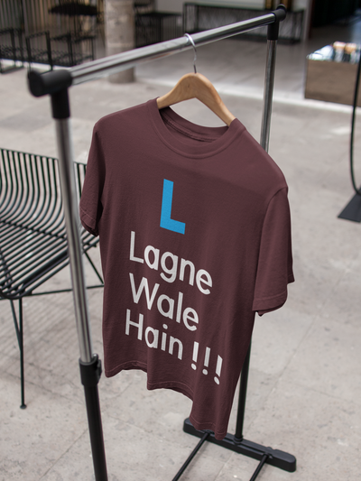 L Lagne Wale Hain Kartik Aryaan Celebrity T-shirt- FunkyTeesClub