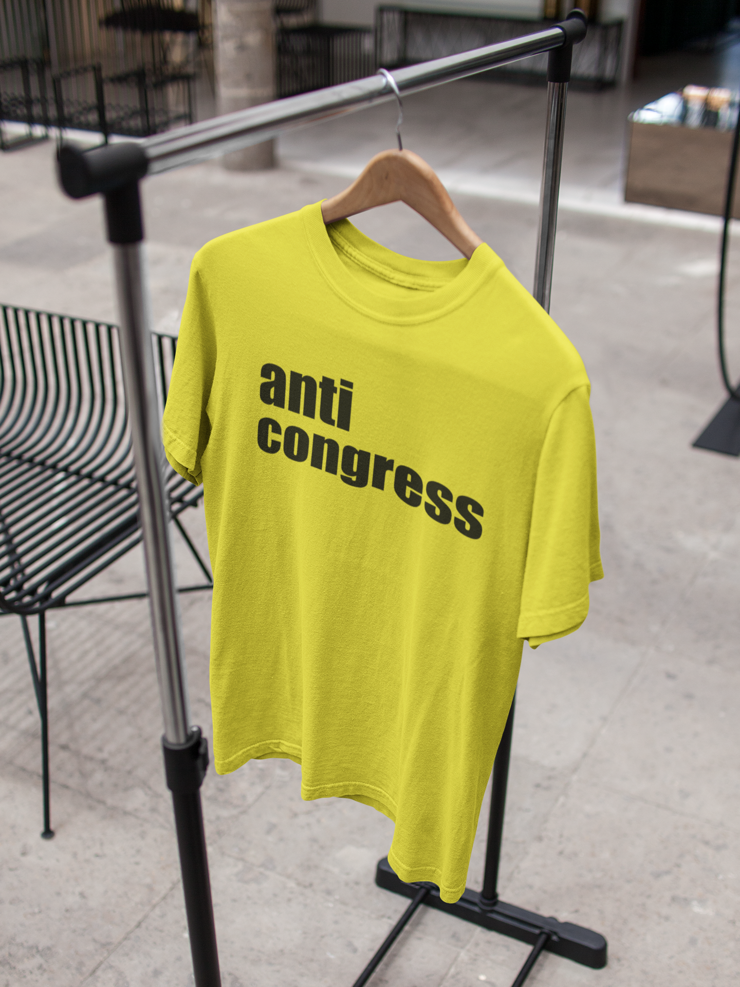Anti Congress Anti Government Women Half Sleeves T-shirt- FunkyTeesClub