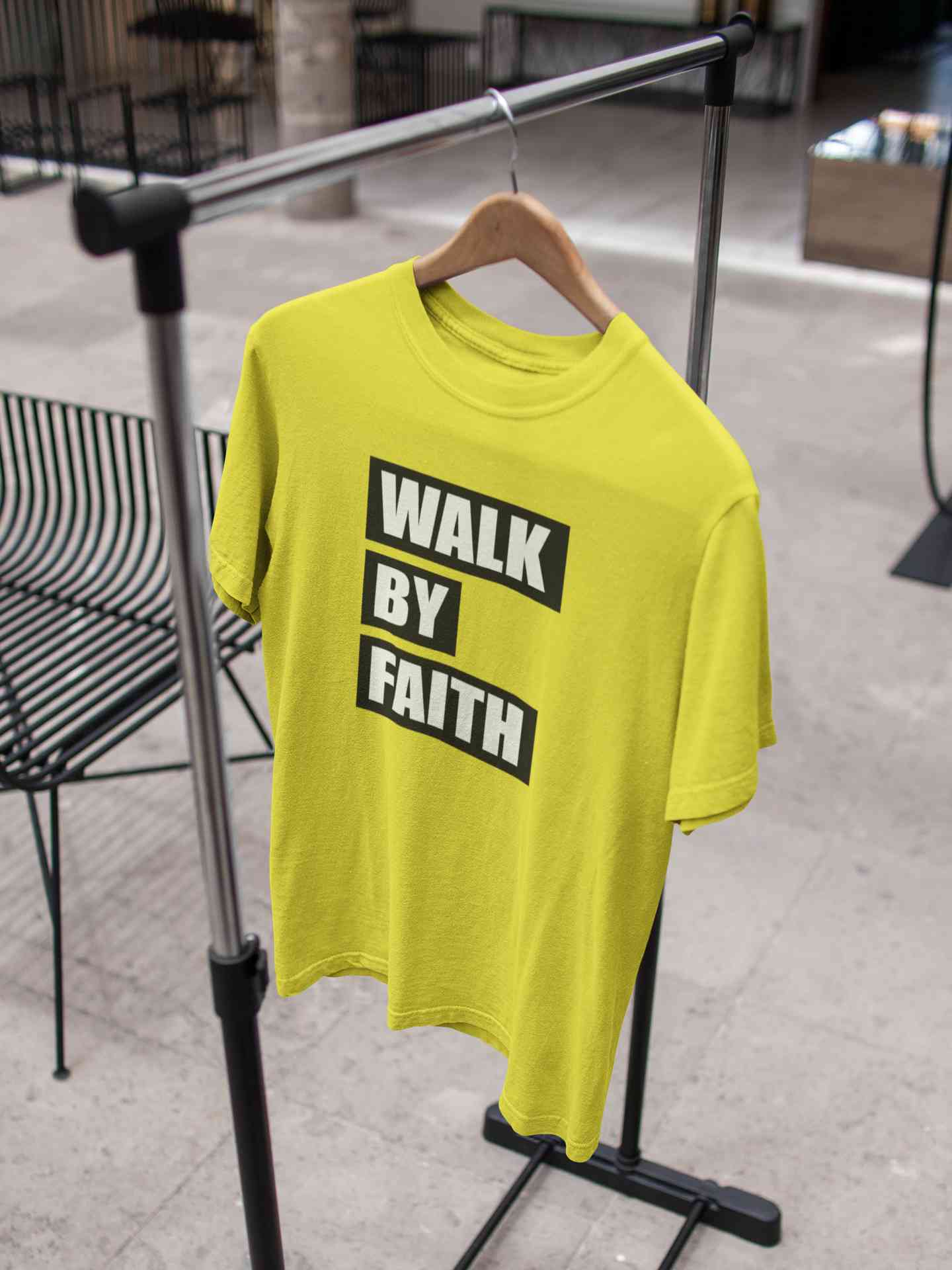 Walk By Faith Women Half Sleeves T-shirt- FunkyTeesClub