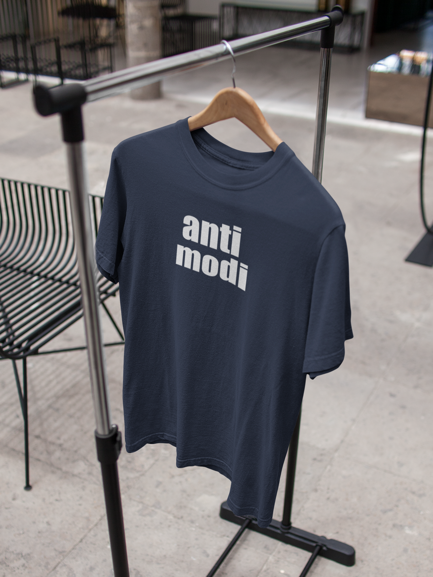 Anti Modi Anti Government Women Half Sleeves T-shirt- FunkyTeesClub