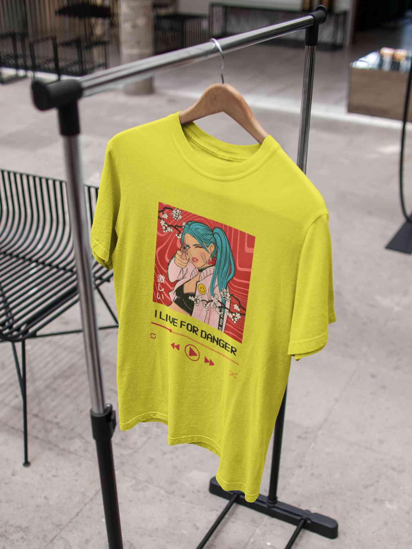 I Live For Danger Women Half Sleeves T-shirt- FunkyTeesClub