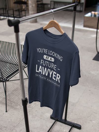 You Are Looking At A Future Lawyer Women Half Sleeves T-shirt- FunkyTeesClub