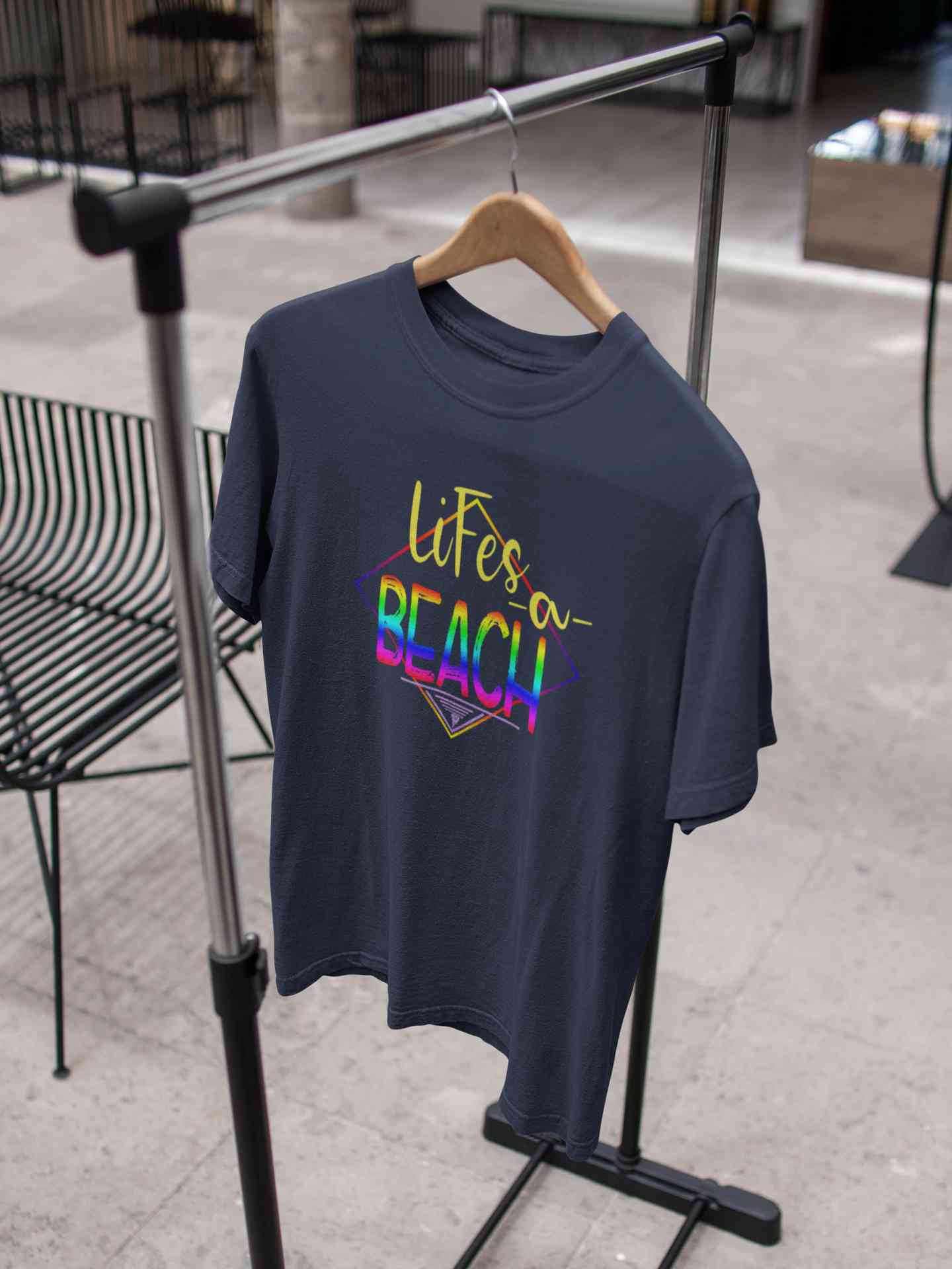 Life Is A Beach Women Half Sleeves T-shirt- FunkyTeesClub