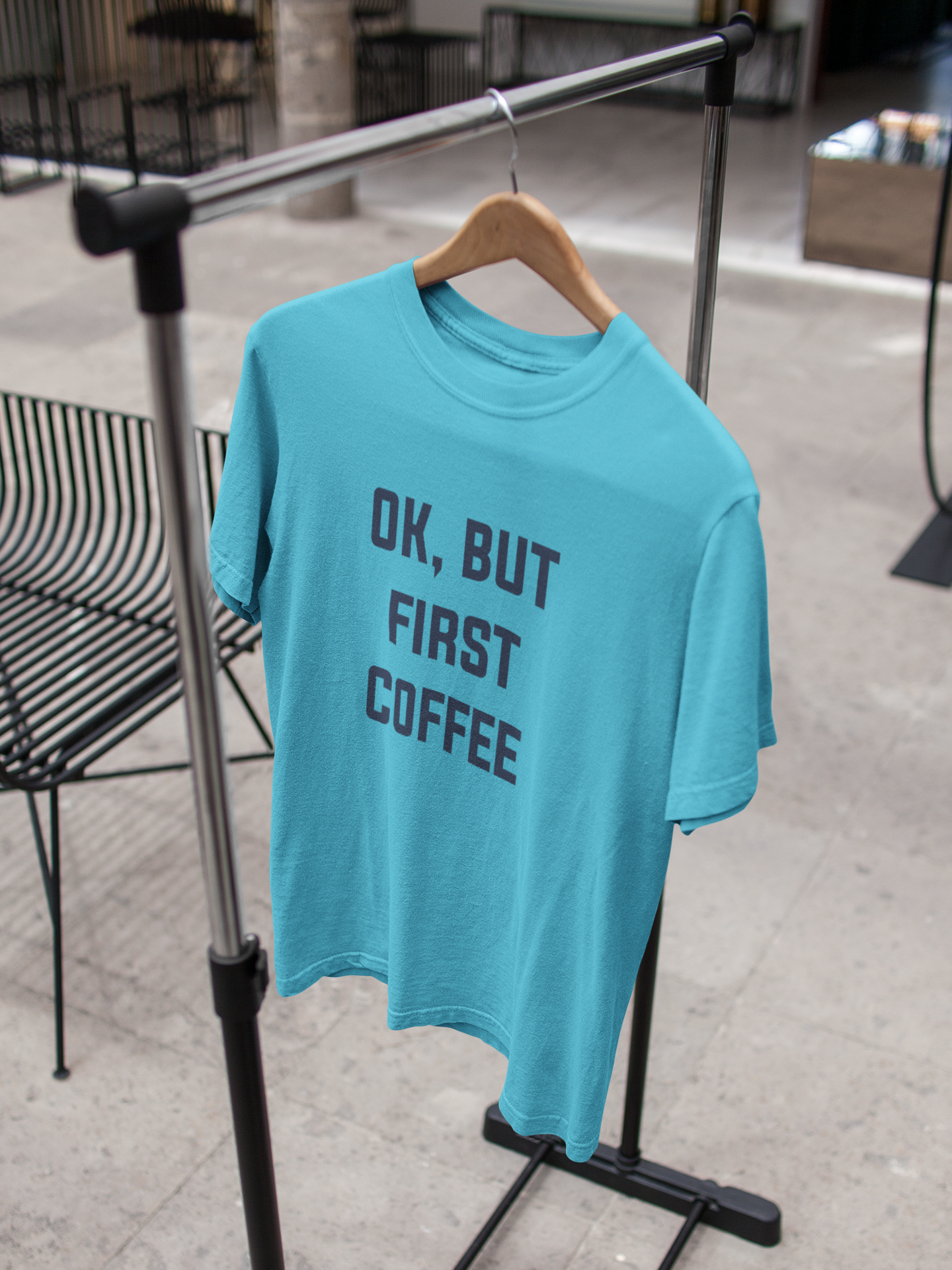 Okay But Coffee First Kareena Kapoor Celebrity T-shirt- FunkyTeesClub