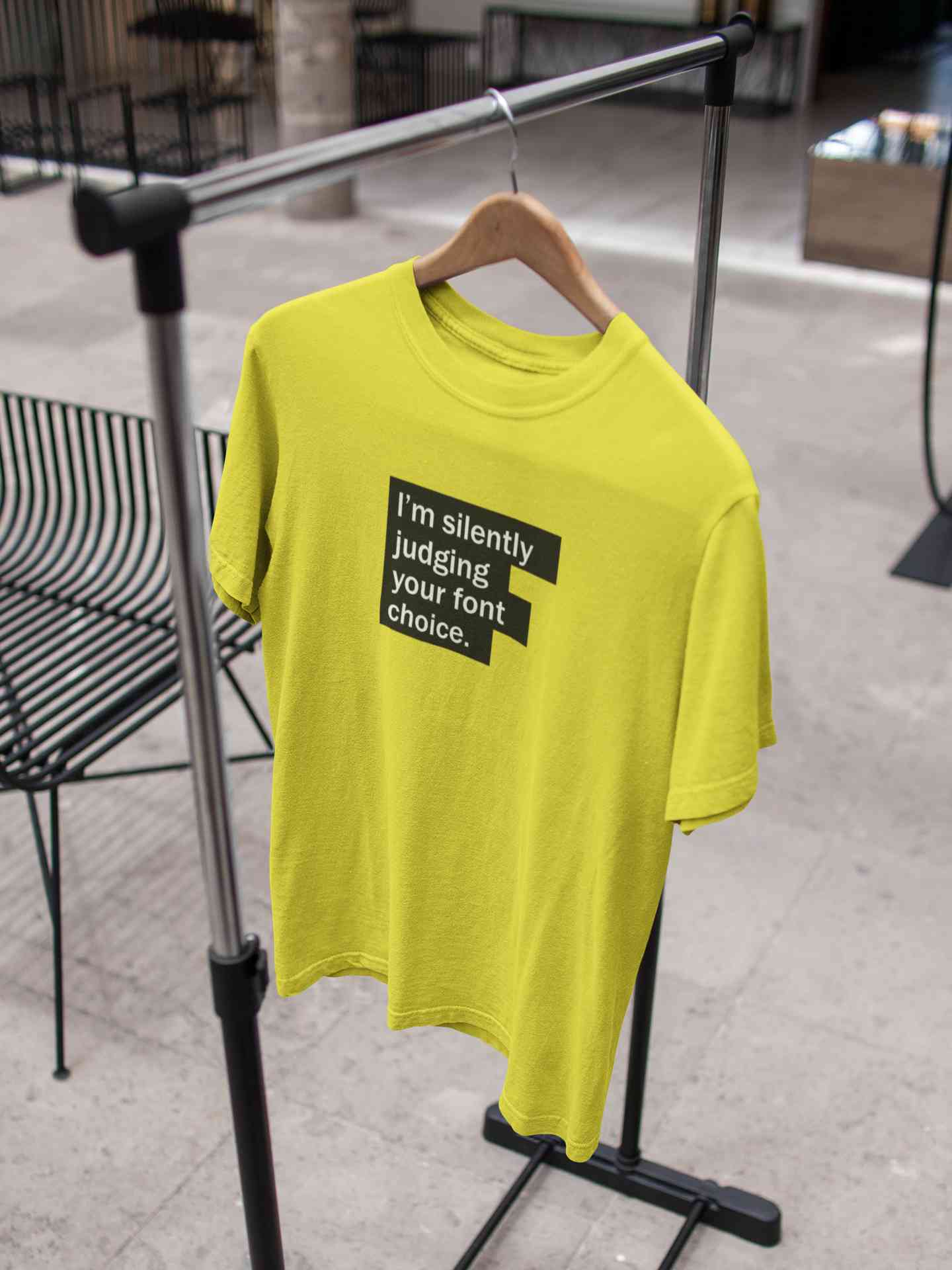 Font Choice Mens Half Sleeves T-shirt- FunkyTeesClub
