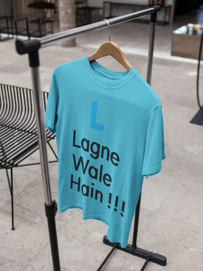 L Lagne Wale Hain Kartik Aryaan Celebrity T-shirt- FunkyTeesClub