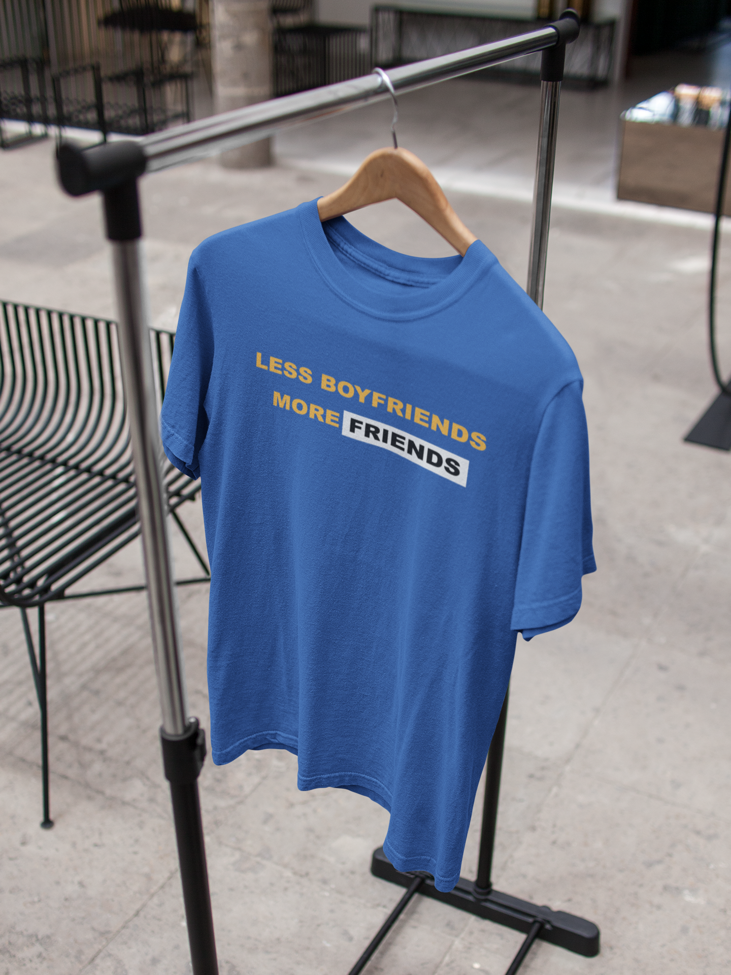 Less Boyfriends More Friends Kangana Ranaut Celebrity T-shirt- FunkyTeesClub