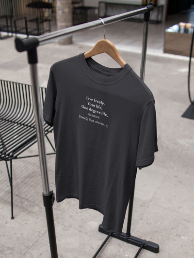 Live Freely Quotes Women Half Sleeves T-shirt- FunkyTeesClub