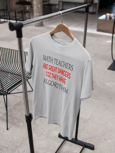 Math Teachers Are Great Teacher Mens Half Sleeves T-shirt- FunkyTeesClub