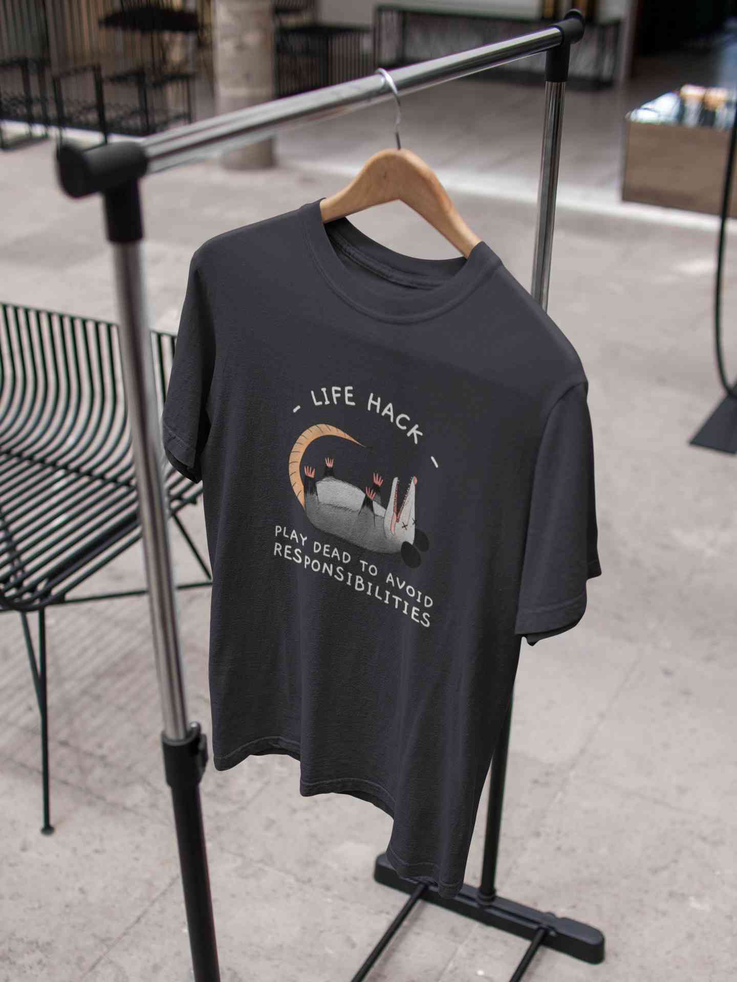 Life Hack Funny Mens Half Sleeves T-shirt- FunkyTeesClub