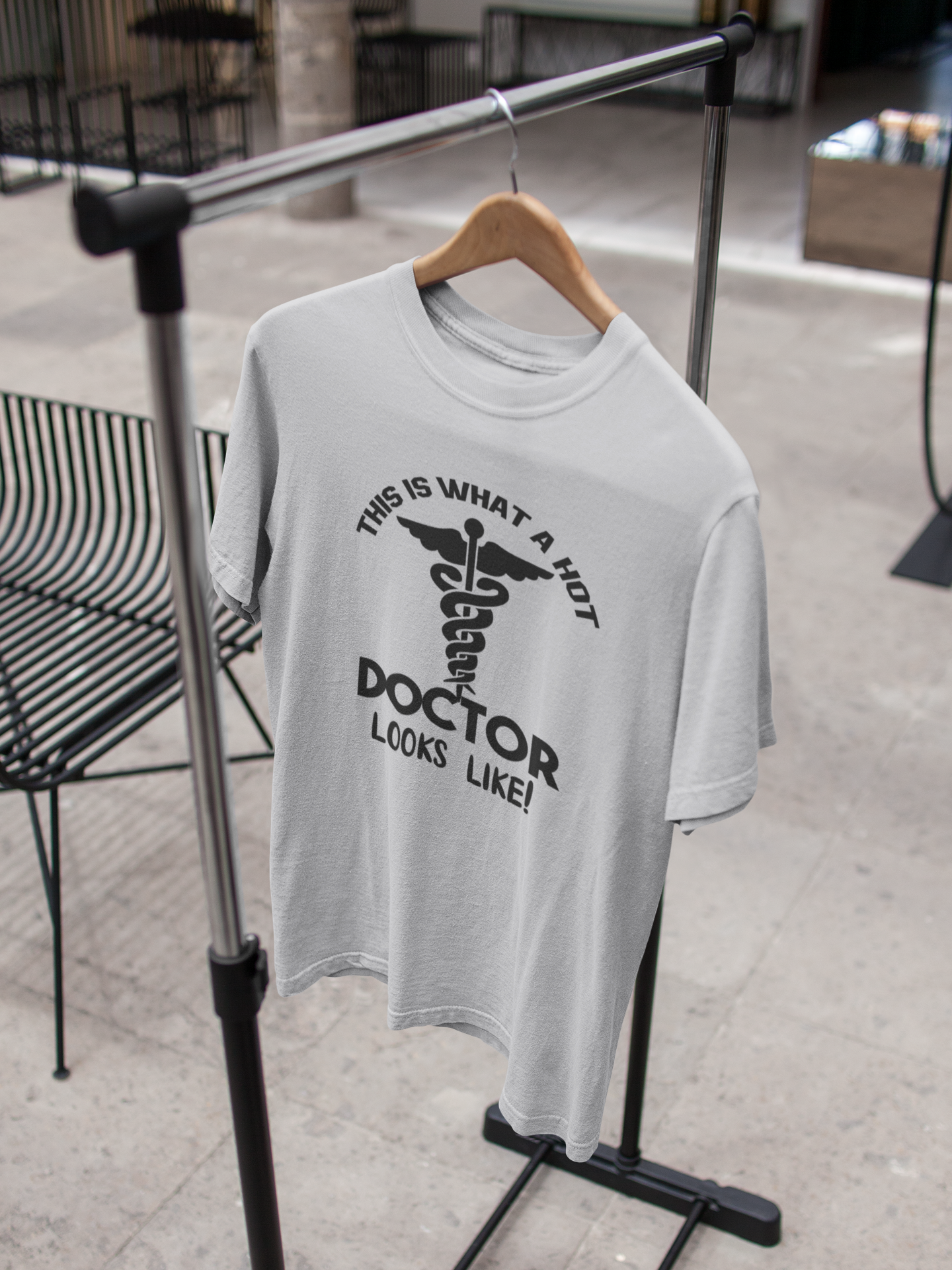 This Is What A Hot Doctor Looks Like Women Half Sleeves T-shirt- FunkyTeesClub