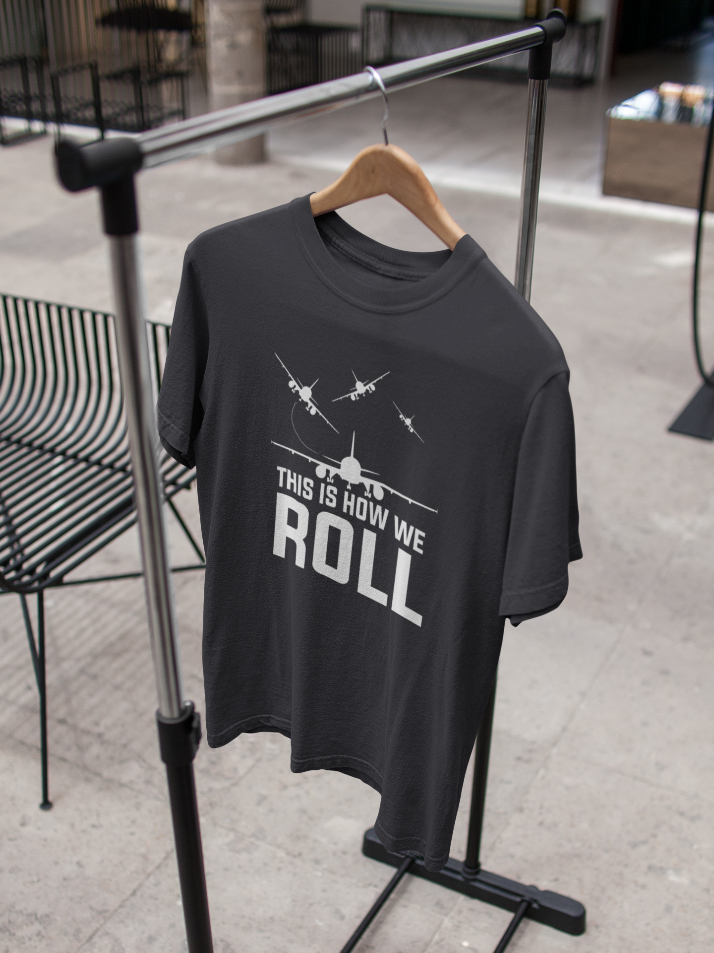 This Is How We Roll Pilot Women Half Sleeves T-shirt- FunkyTeesClub
