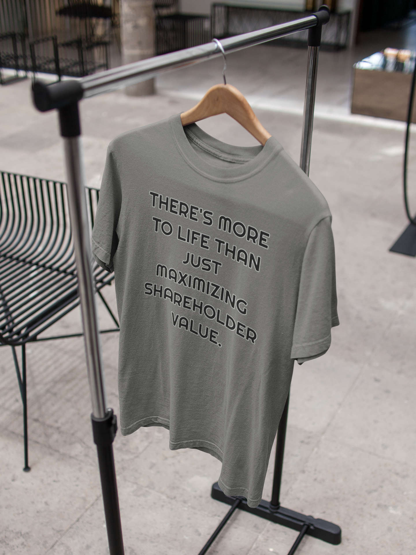 There Is More To Life Than Just Maximizing Shareholder Value Anti Government Women Half Sleeves T-shirt- FunkyTeesClub