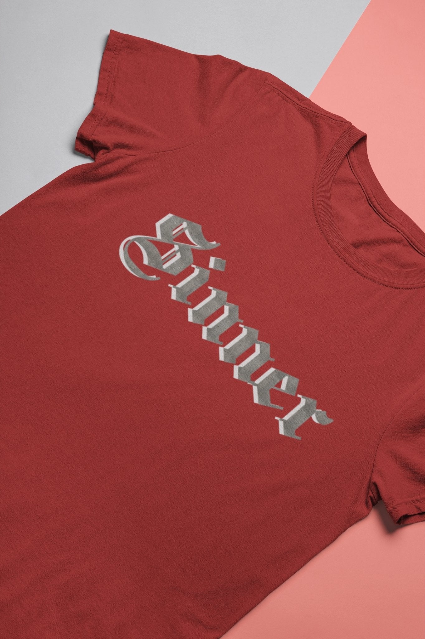 Sinner Teenpreneur Mens Half Sleeves T-shirt- FunkyTeesClub - Funky Tees Club