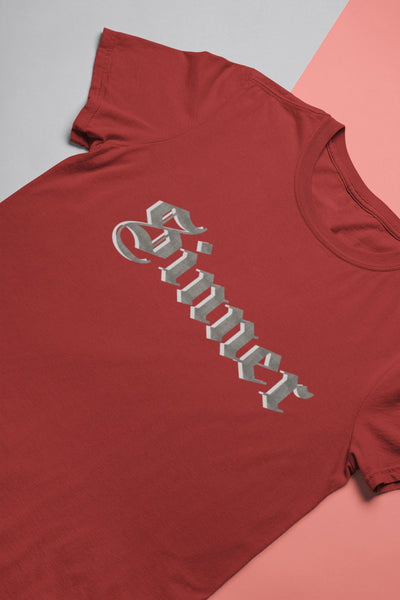 Sinner Teenpreneur Mens Half Sleeves T-shirt- FunkyTeesClub - Funky Tees Club