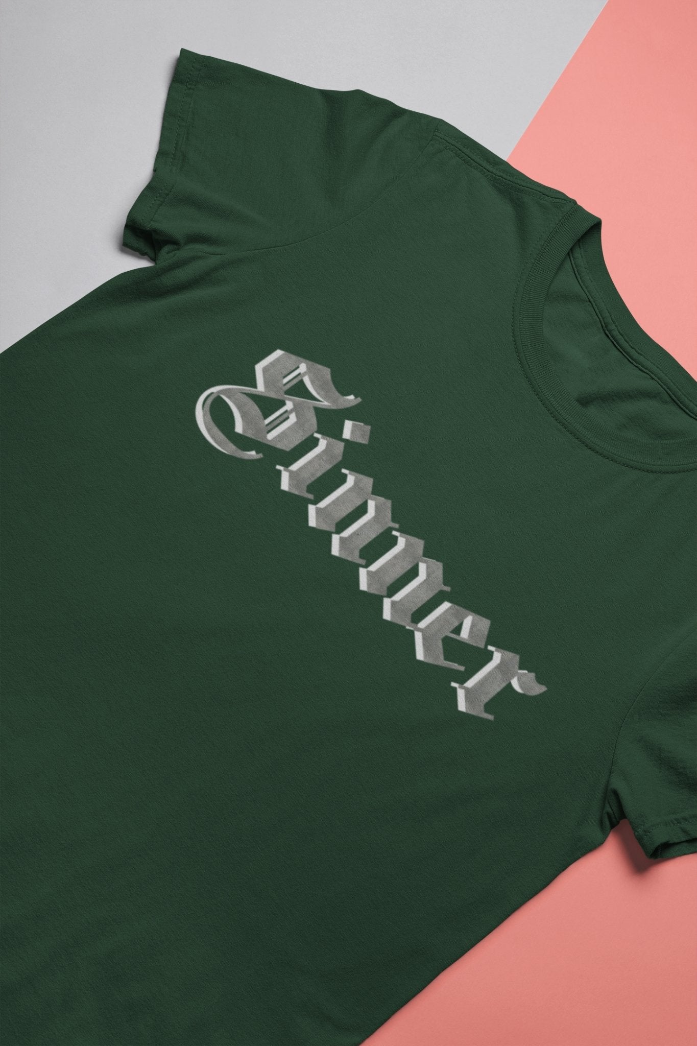 Sinner Teenpreneur Mens Half Sleeves T-shirt- FunkyTeesClub - Funky Tees Club