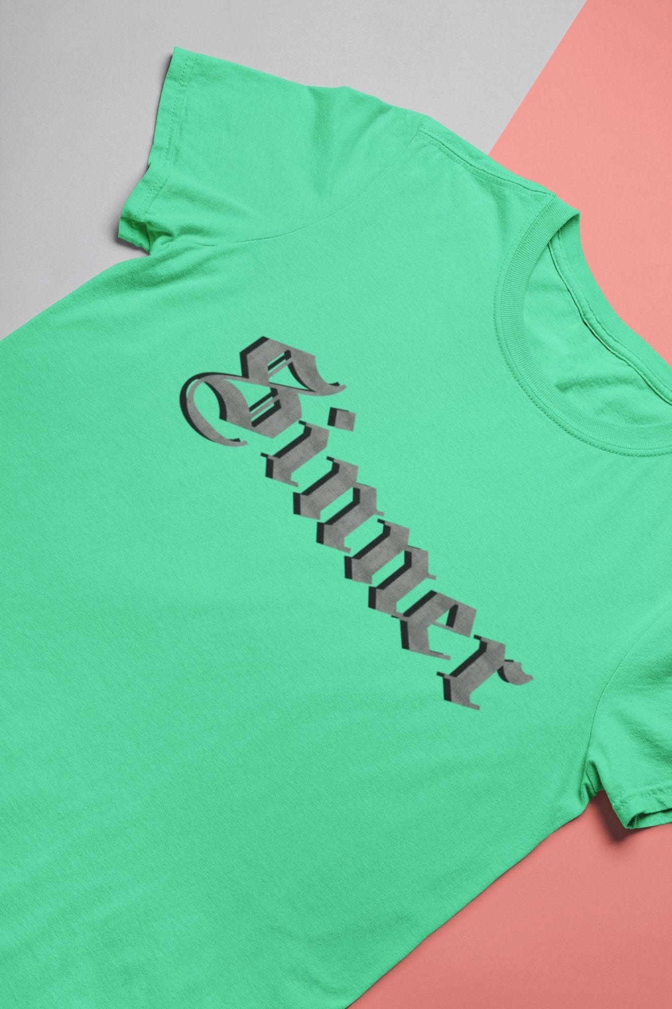 Sinner Teenpreneur Mens Half Sleeves T-shirt- FunkyTeesClub - Funky Tees Club