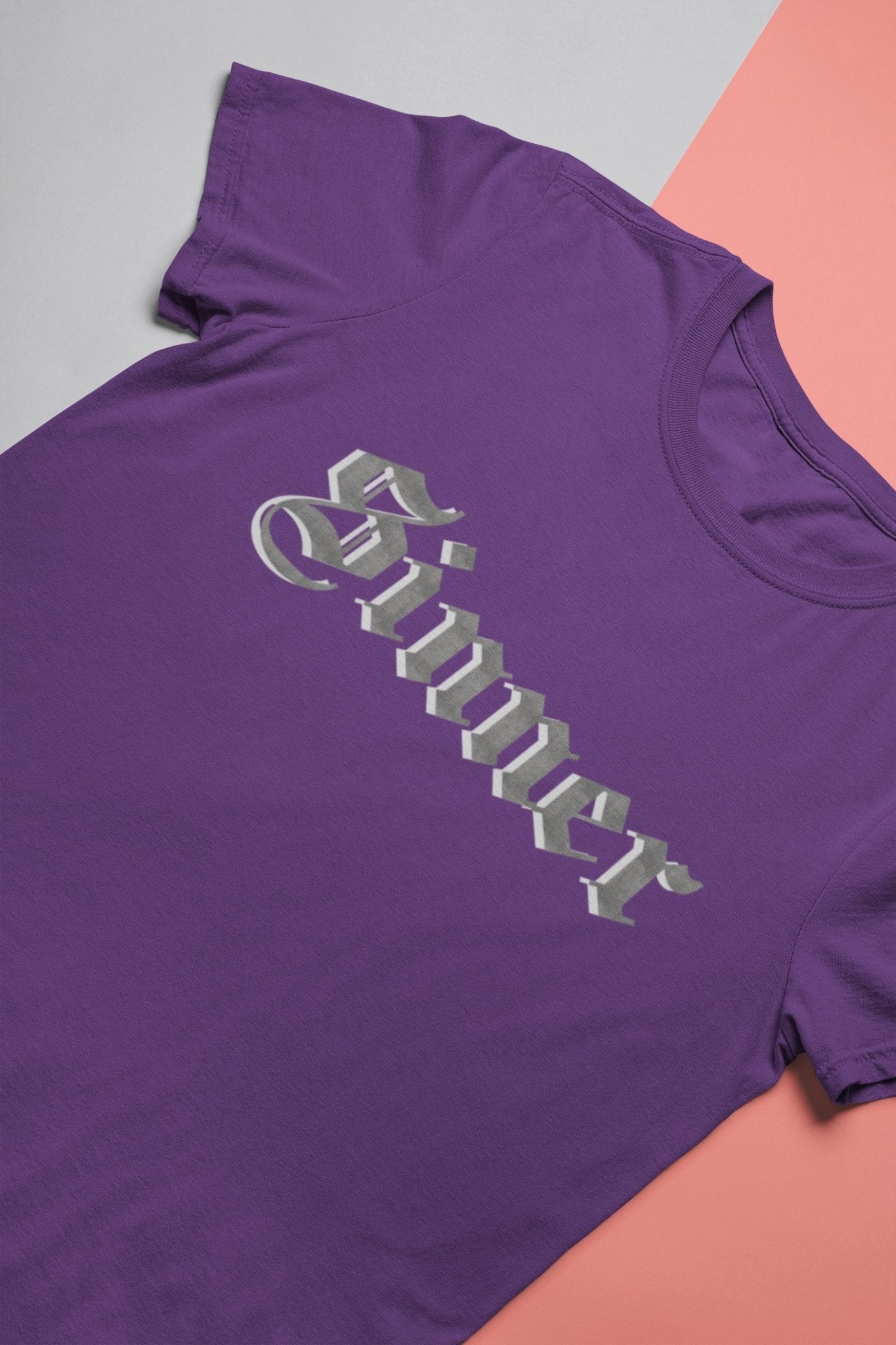 Sinner Teenpreneur Mens Half Sleeves T-shirt- FunkyTeesClub - Funky Tees Club