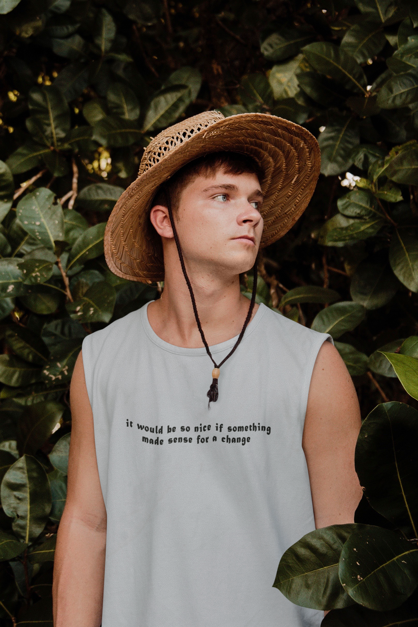 It Would Be So Nice Minimal Men Sleeveless T-Shirts-FunkyTeesClub
