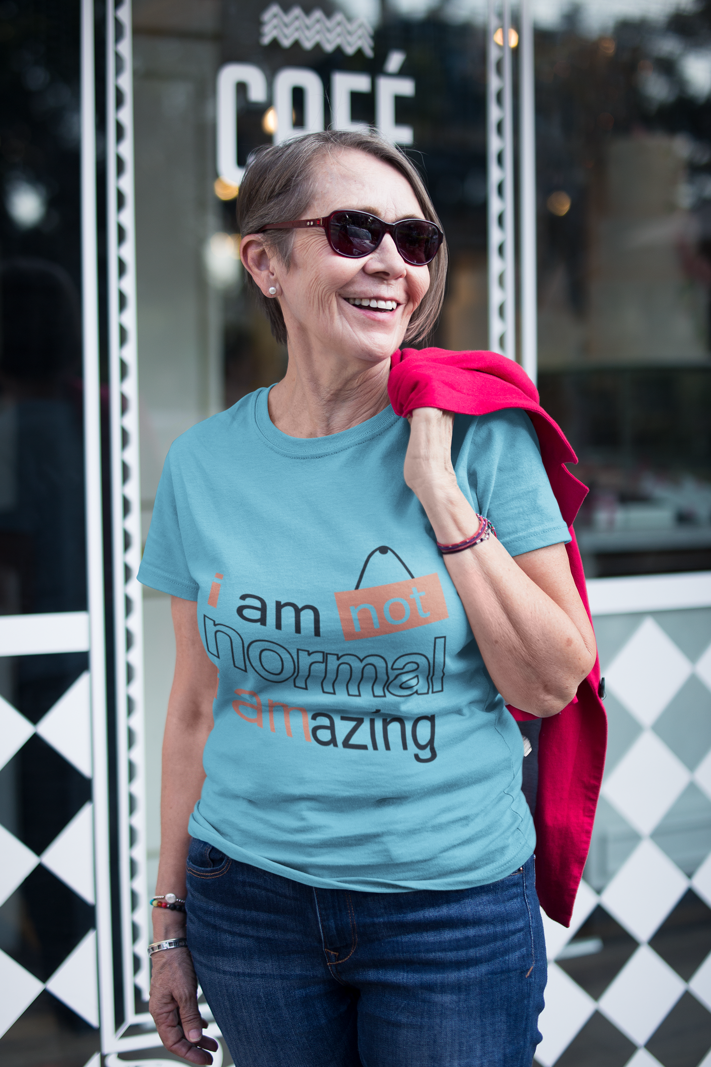 Not Normal Women Half Sleeves T-shirt- FunkyTeesClub