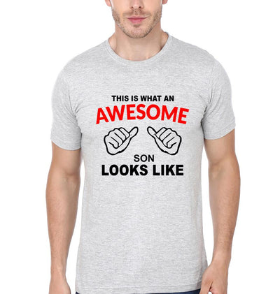 This is What An Awesome Mom Looks Like Mother and Son Matching T-Shirt- FunkyTeesClub
