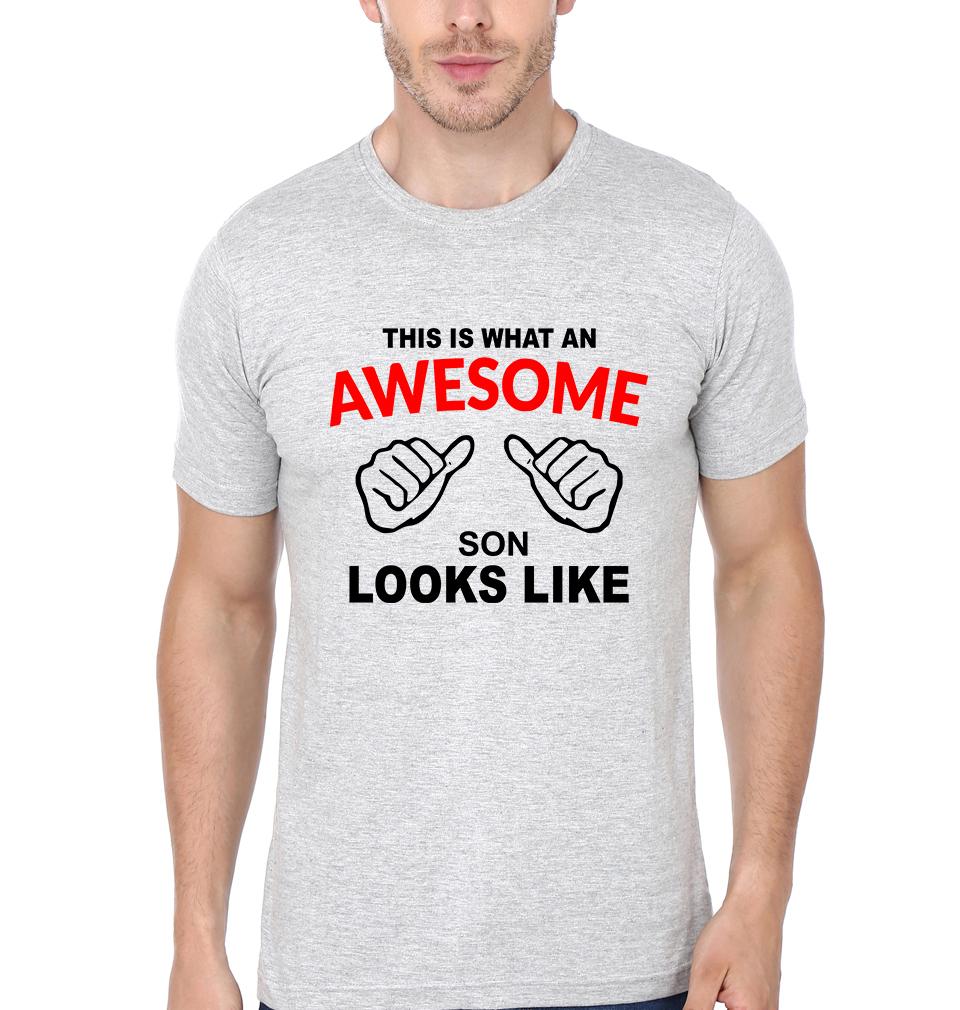 This is What An Awesome Mom Looks Like Mother and Son Matching T-Shirt- FunkyTeesClub