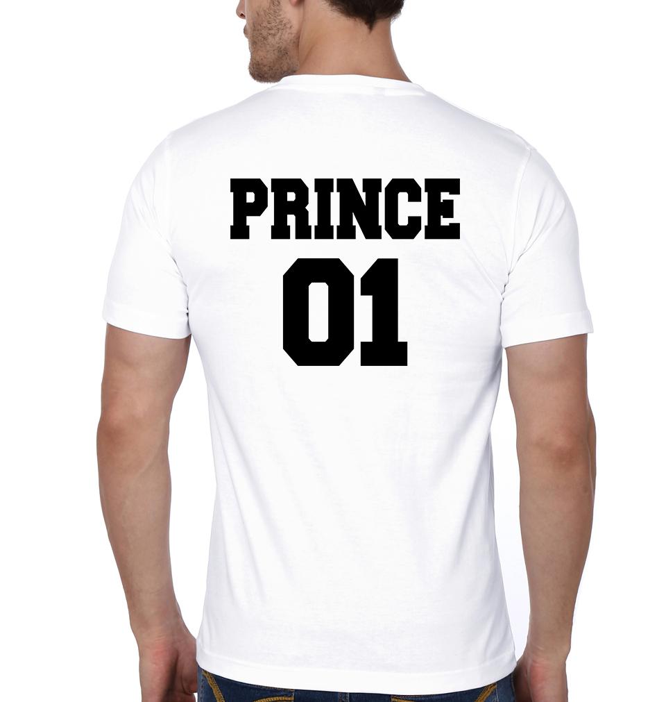 King 01 Prince 01 Father and Son Matching T-Shirt- FunkyTeesClub