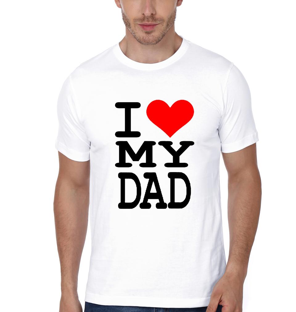 I Love My Dad I Love My Son Father and Son Matching T-Shirt- FunkyTeesClub