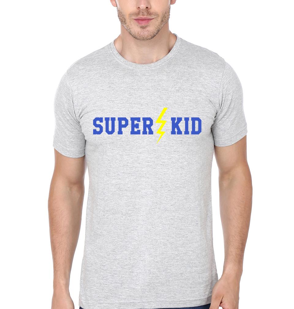 Super Dad Super Kid Father and Son Matching T-Shirt- FunkyTeesClub