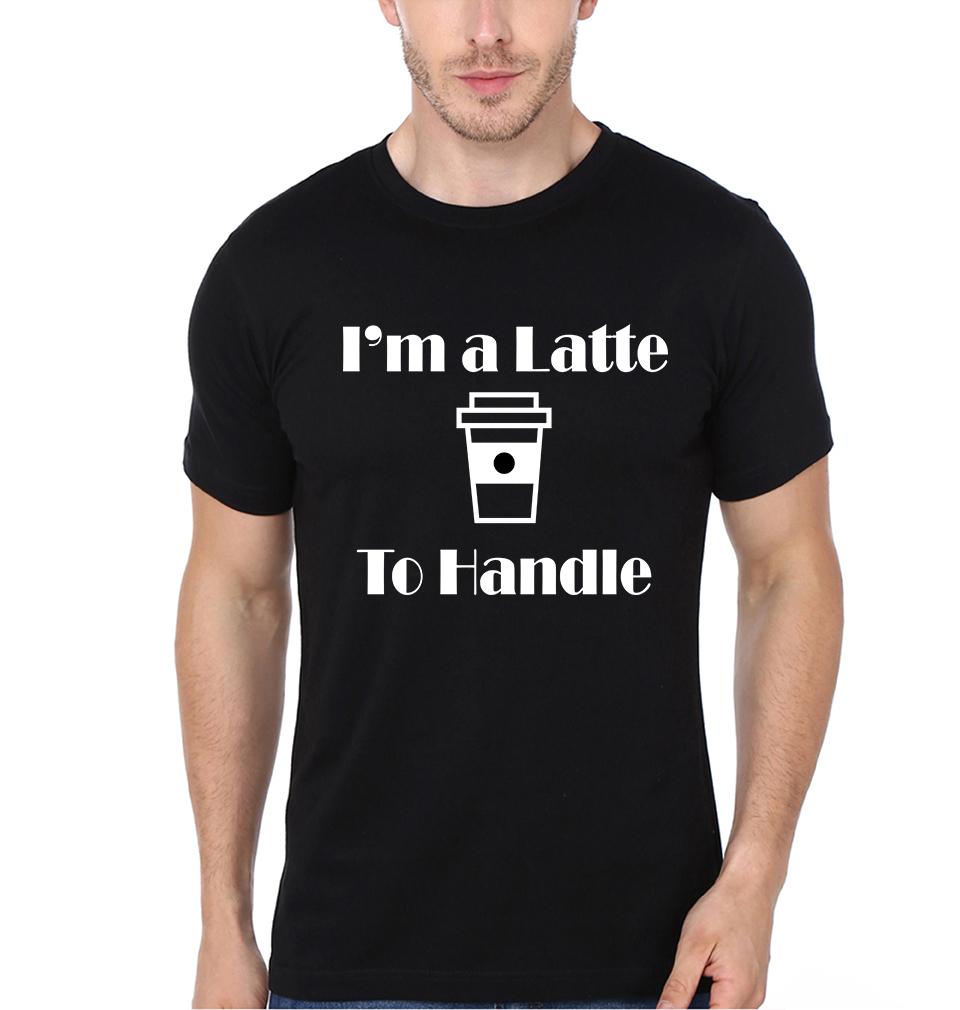 I Need Coffee I'M Latte To handel Mother and Son Matching T-Shirt- FunkyTeesClub