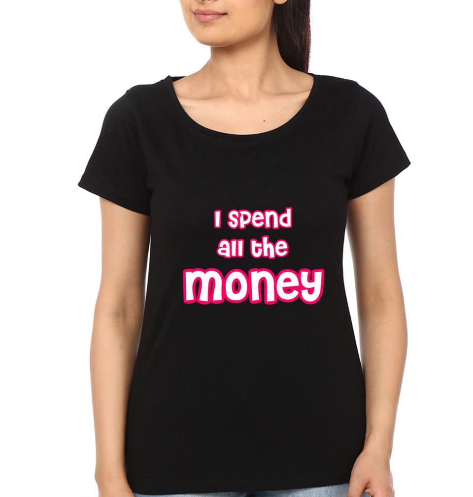 I Make Money Couple Half Sleeves T-Shirts -FunkyTees