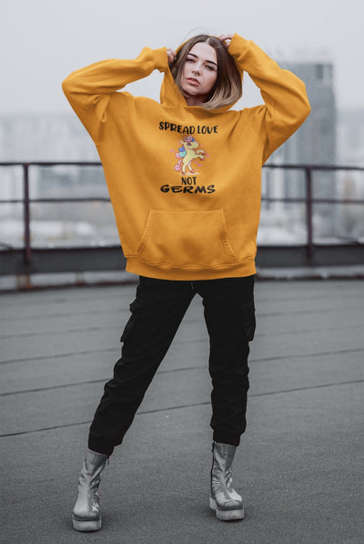 Spread Love Hoodies for Women-FunkyTeesClub - Funky Tees Club