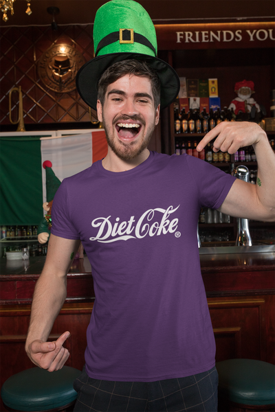 Diet Coke Mens Half Sleeves T-shirt- FunkyTeesClub