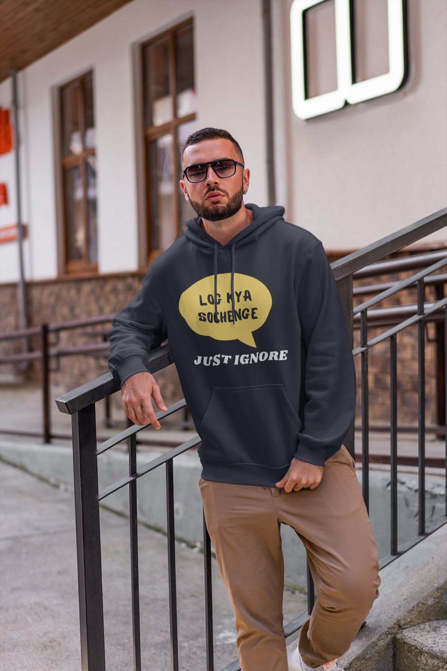 Log Kya Sochenge Men Hoodies-FunkyTeesClub