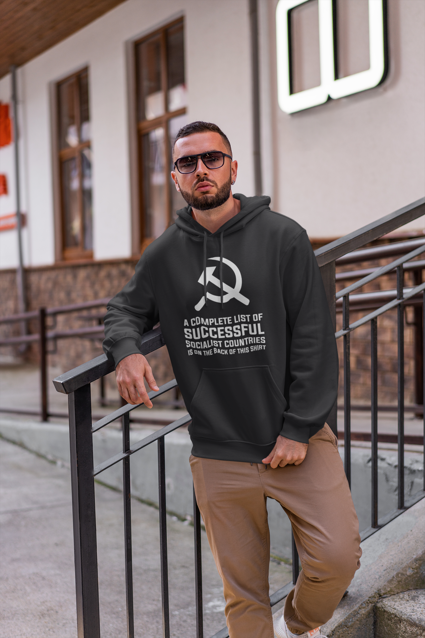 Funny Anti Socialist Government Libertarian And Conservative Anti Government Men Hoodies-FunkyTeesClub