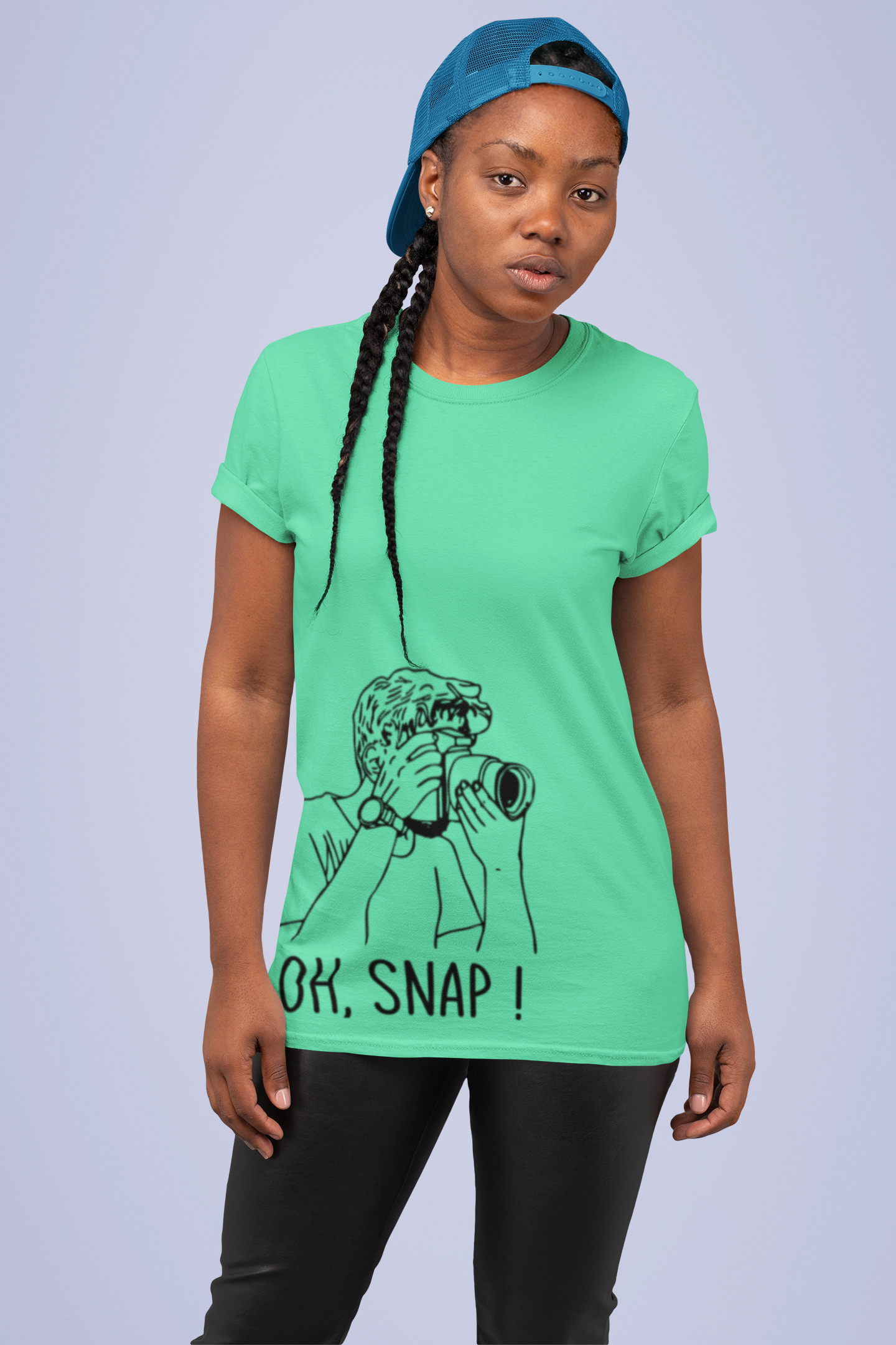 Oh Snap Women Half Sleeves T-shirt- FunkyTeesClub