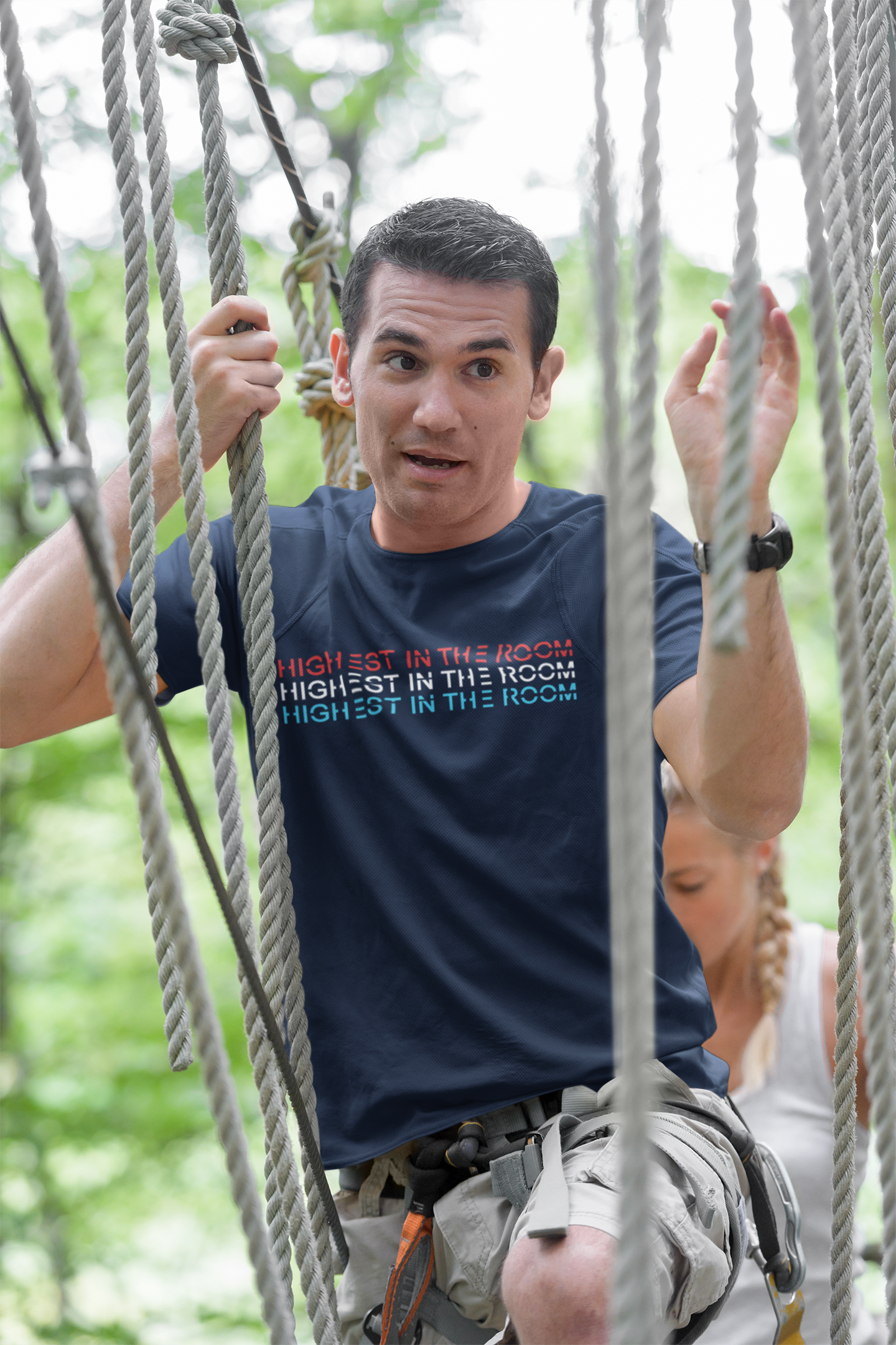 Highest in the room Minimal Mens Half Sleeves T-shirt- FunkyTeesClub