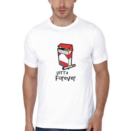 Chai Sutta BFF Half Sleeves T-Shirts-FunkyTees