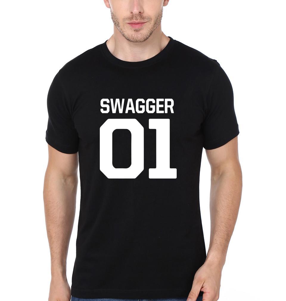 FunkyTees Swagger 01 BFF Black Half Sleeve T Shirt