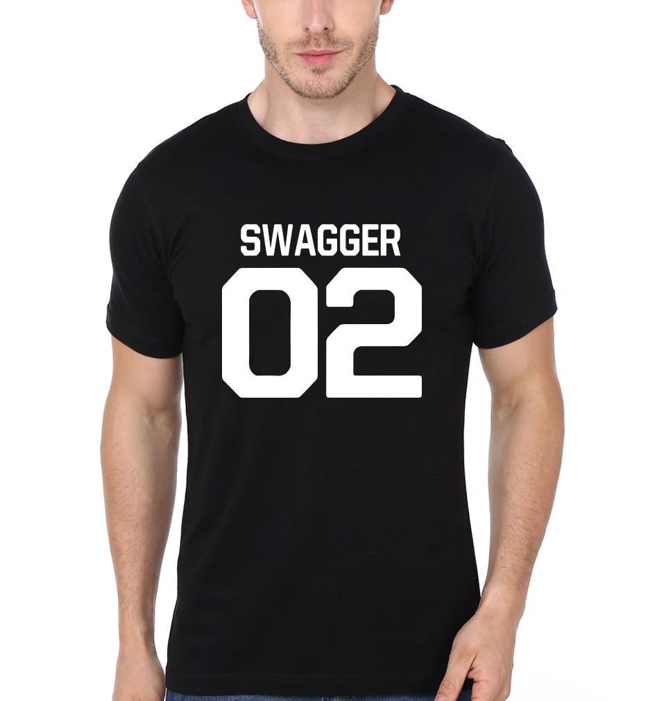 FunkyTees Swagger 01 BFF Black Half Sleeve T Shirt