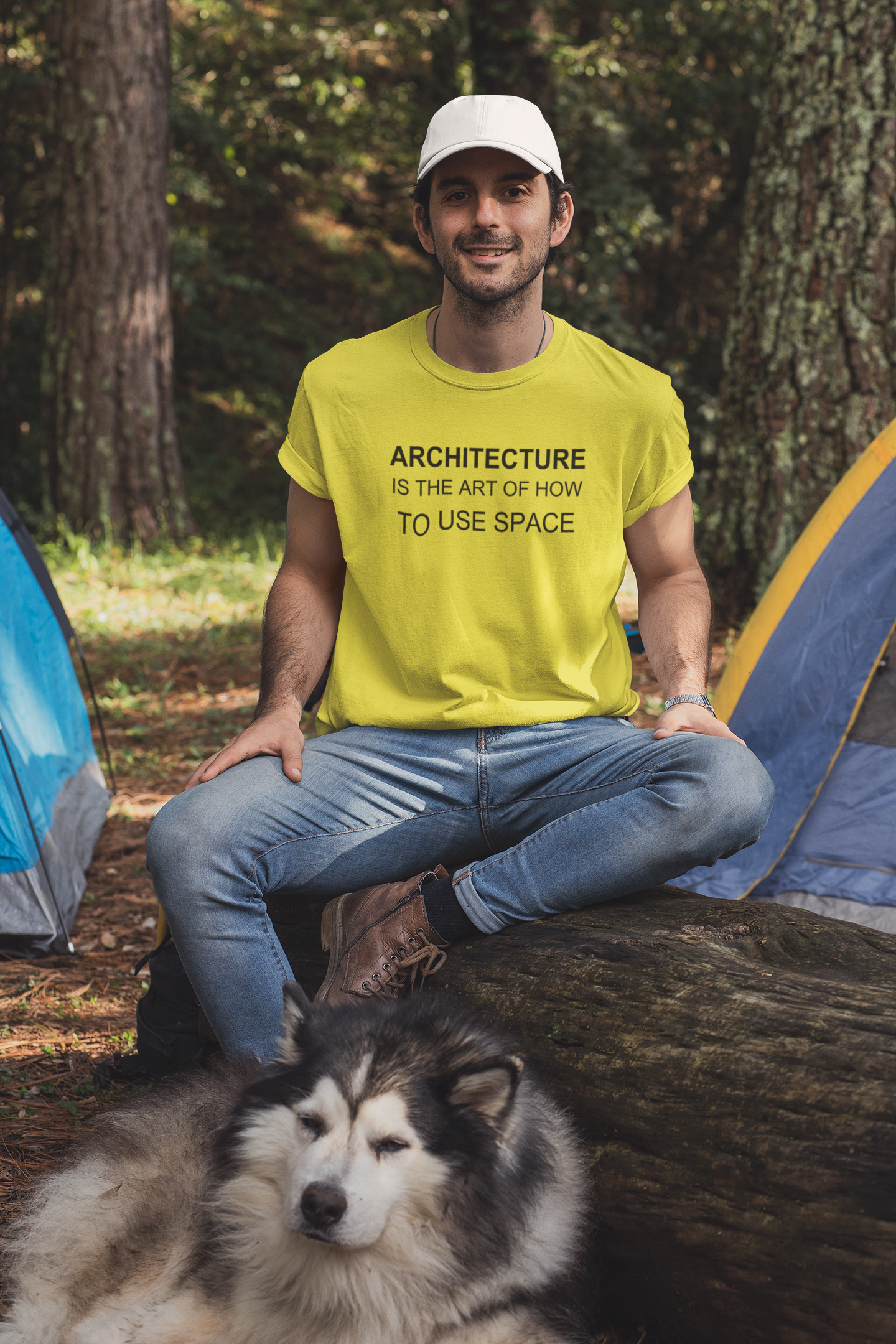 Architecture Is The Art Architect Profession Mens Half Sleeves T-shirt- FunkyTeesClub