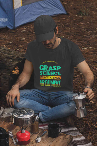 Not A Valid Argument Mens Half Sleeves T-shirt- FunkyTeesClub
