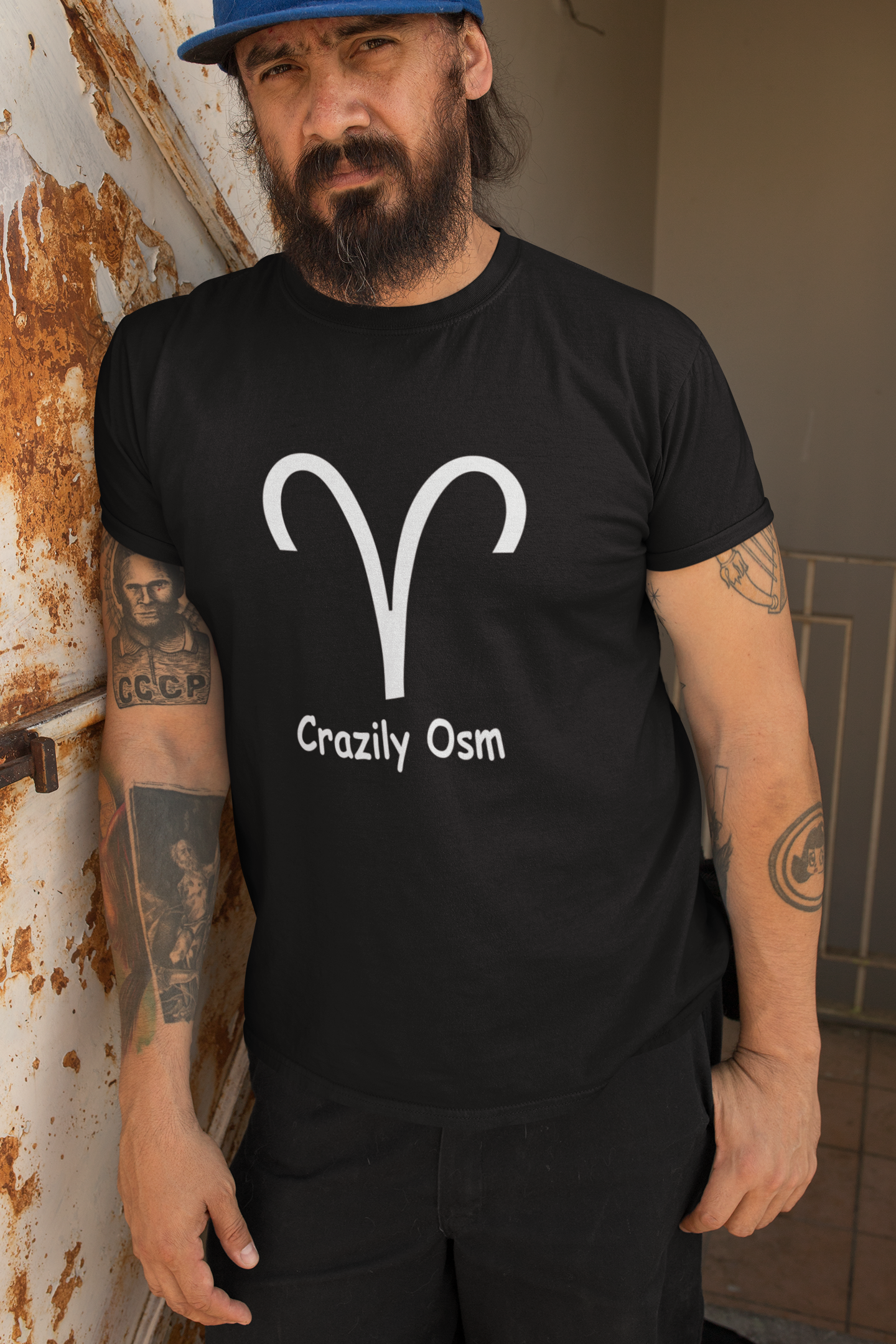 Aries Zodiac Sign Mens Half Sleeves T-shirt- FunkyTeesClub