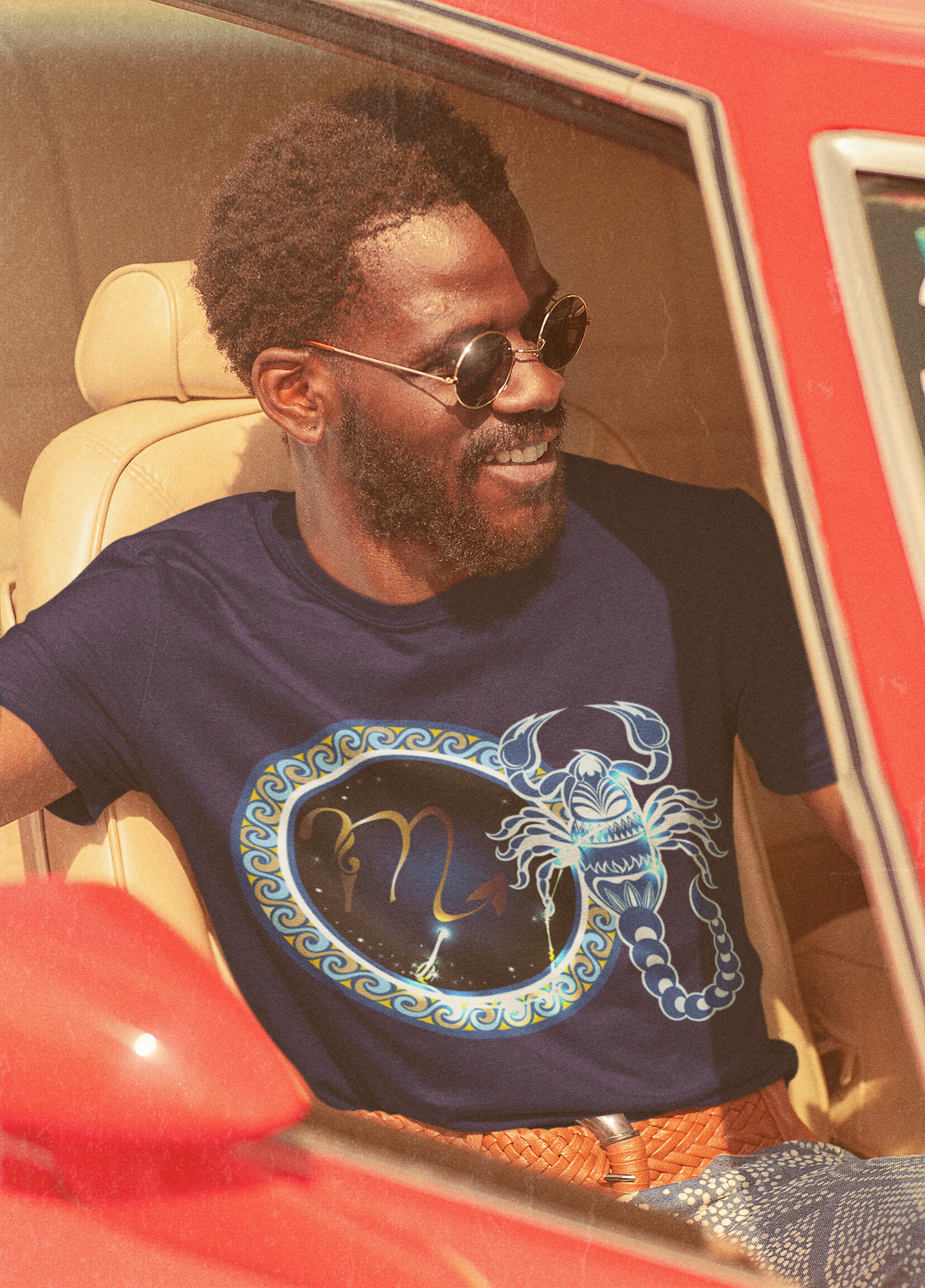 Scorpio Zodiac Sign Mens Half Sleeves T-shirt- FunkyTeesClub