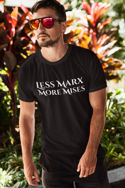 Anarcho Capitalism Libertarian Austrian Economics Anti Sjw Anti Government Mens Half Sleeves T-shirt- FunkyTeesClub