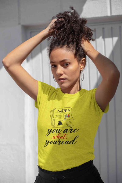 News Quote Women Half Sleeves T-shirt- FunkyTeesClub