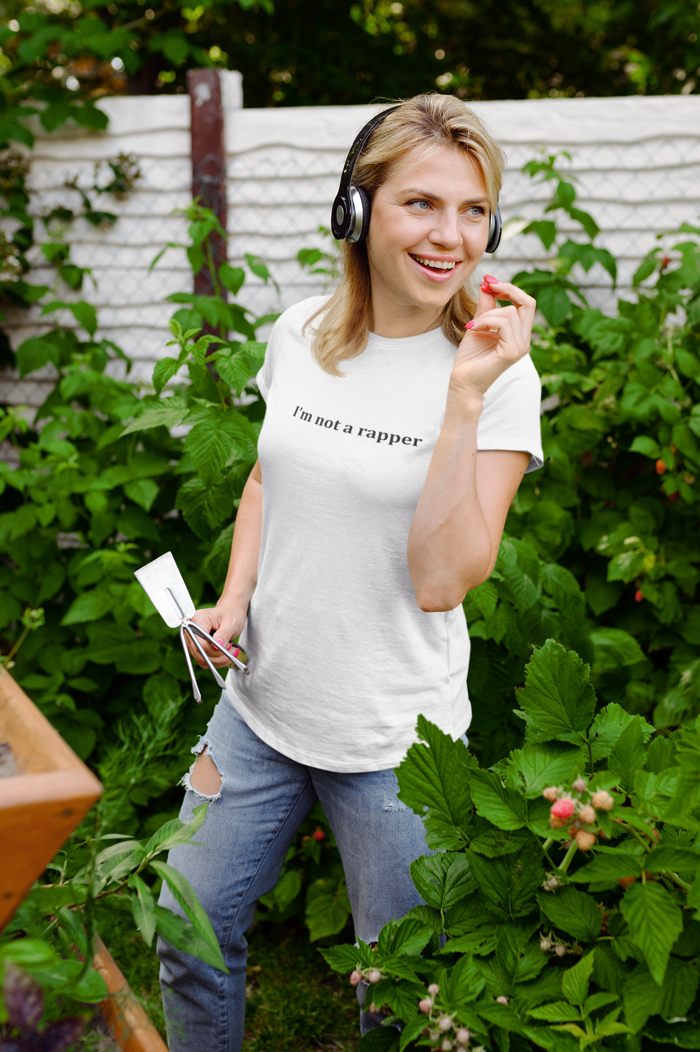 I Am Not A Rapper Women Half Sleeves T-shirt- FunkyTeesClub